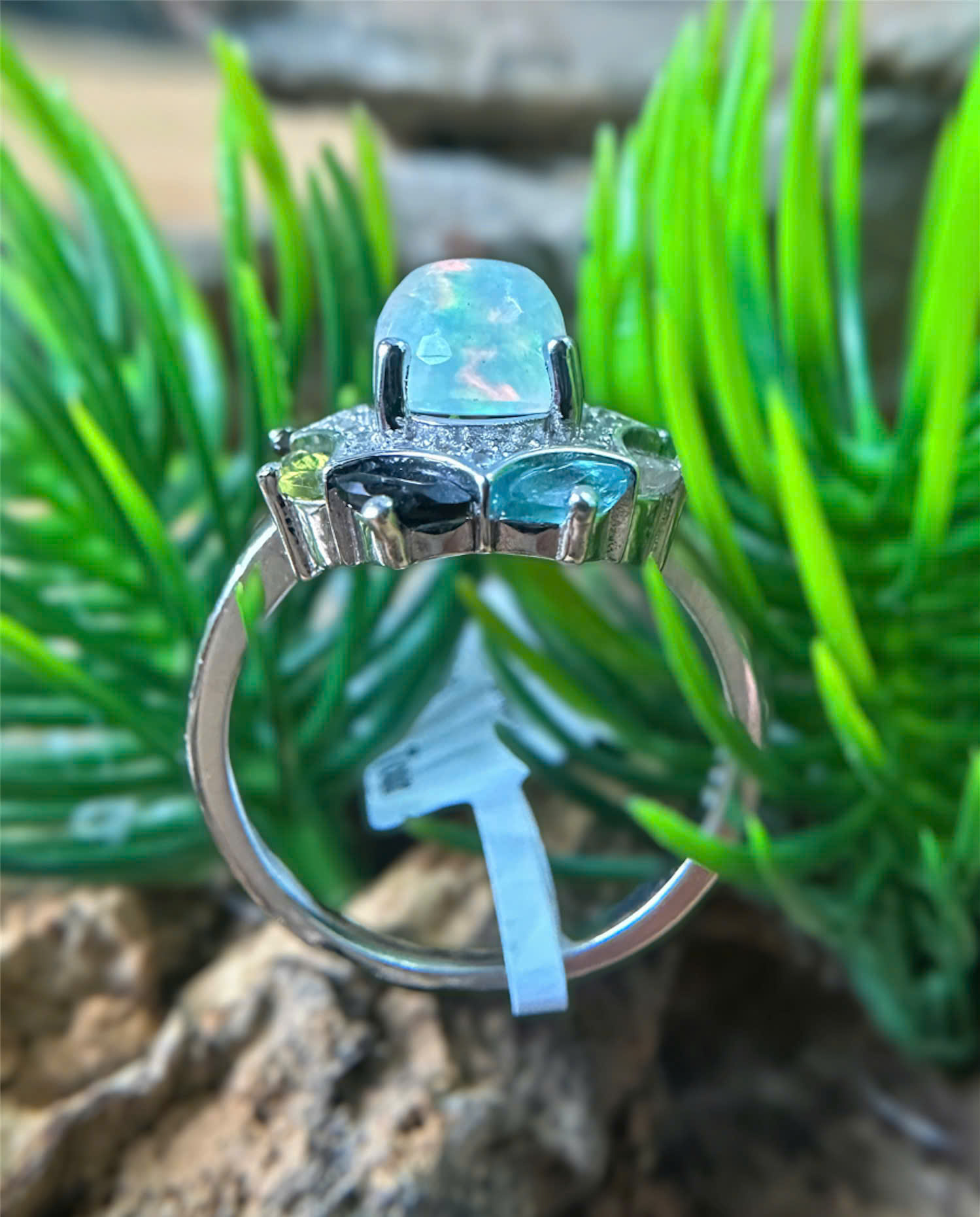 Nhẫn Opal – Tourmaline #5