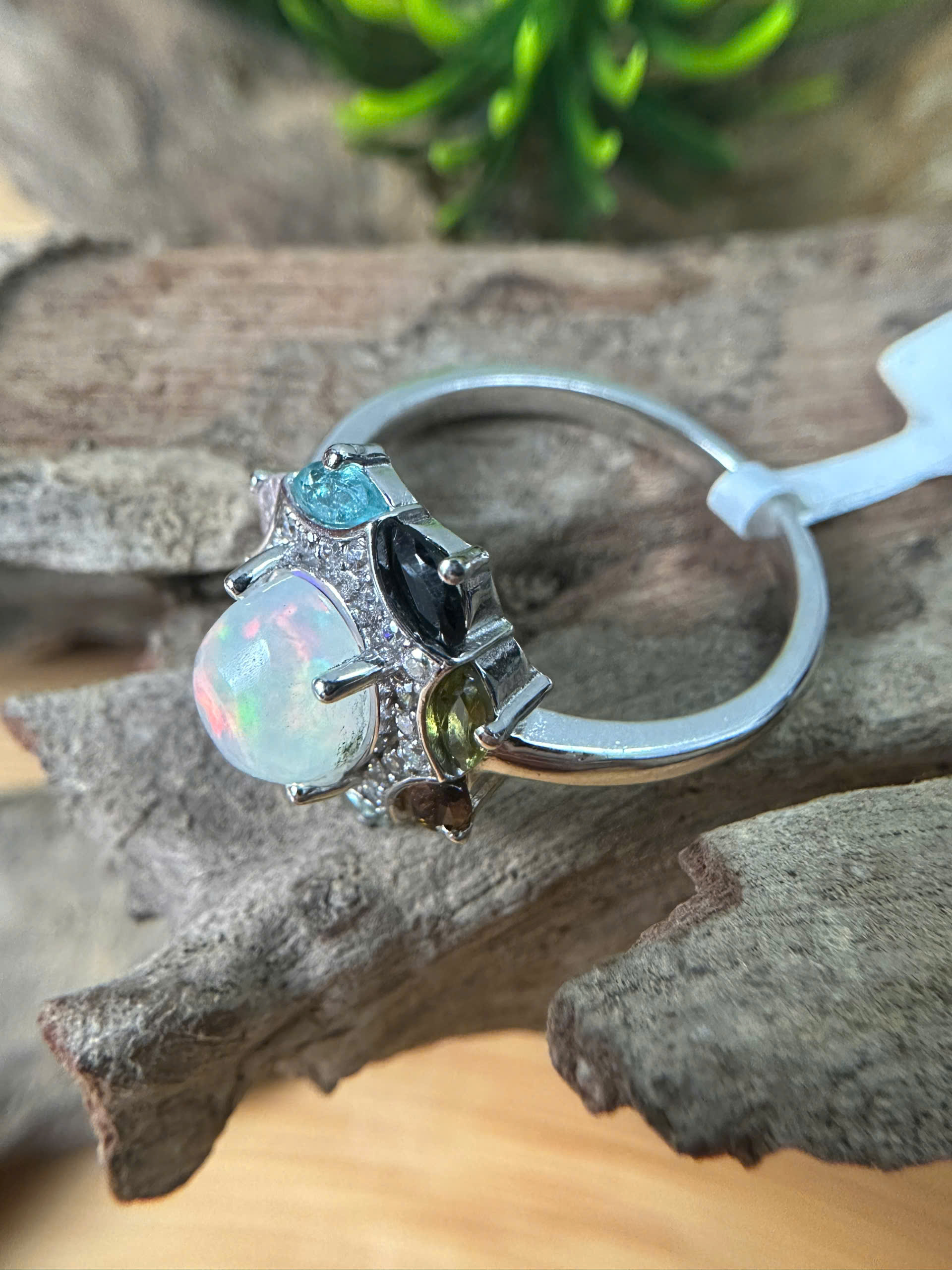 Nhẫn Opal – Tourmaline #3
